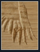 Cranes Carving detail