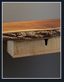 Live Edge Walnut Shelf