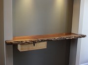 Walnut Live Edge Shelf